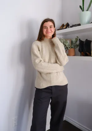 Gorgeous Wool Mock Neck - L