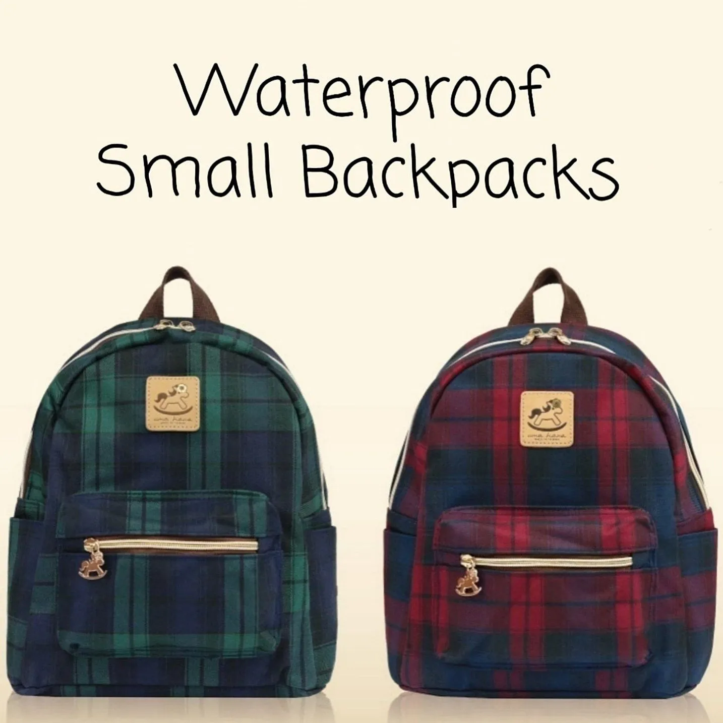 Green Cactus Small Backpack