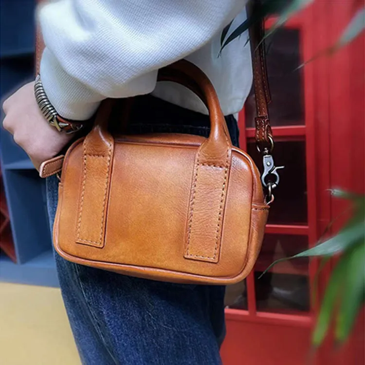 Green Leather Crossbody Bag Cute Shoulder Bags For Women