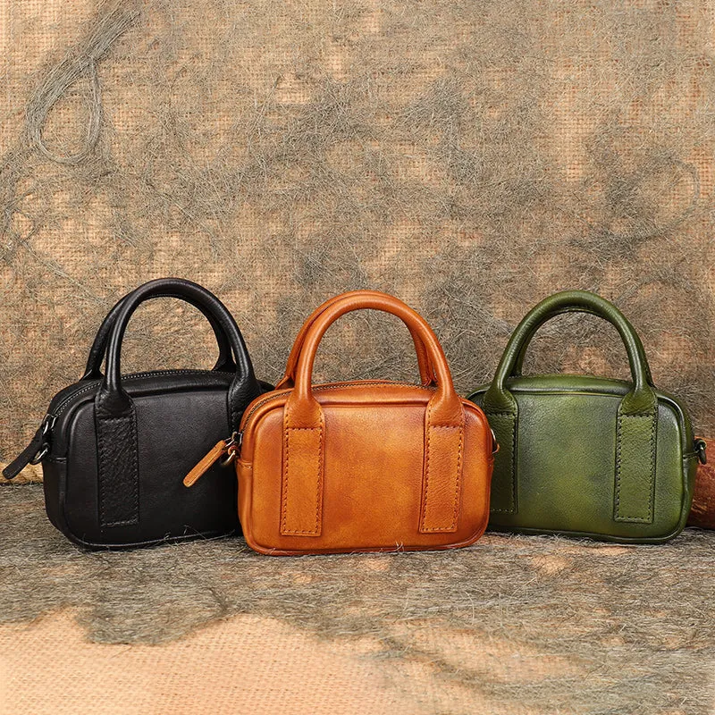 Green Leather Crossbody Bag Cute Shoulder Bags For Women