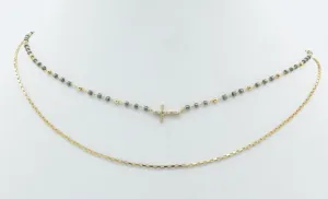 Hematite Bead Necklace