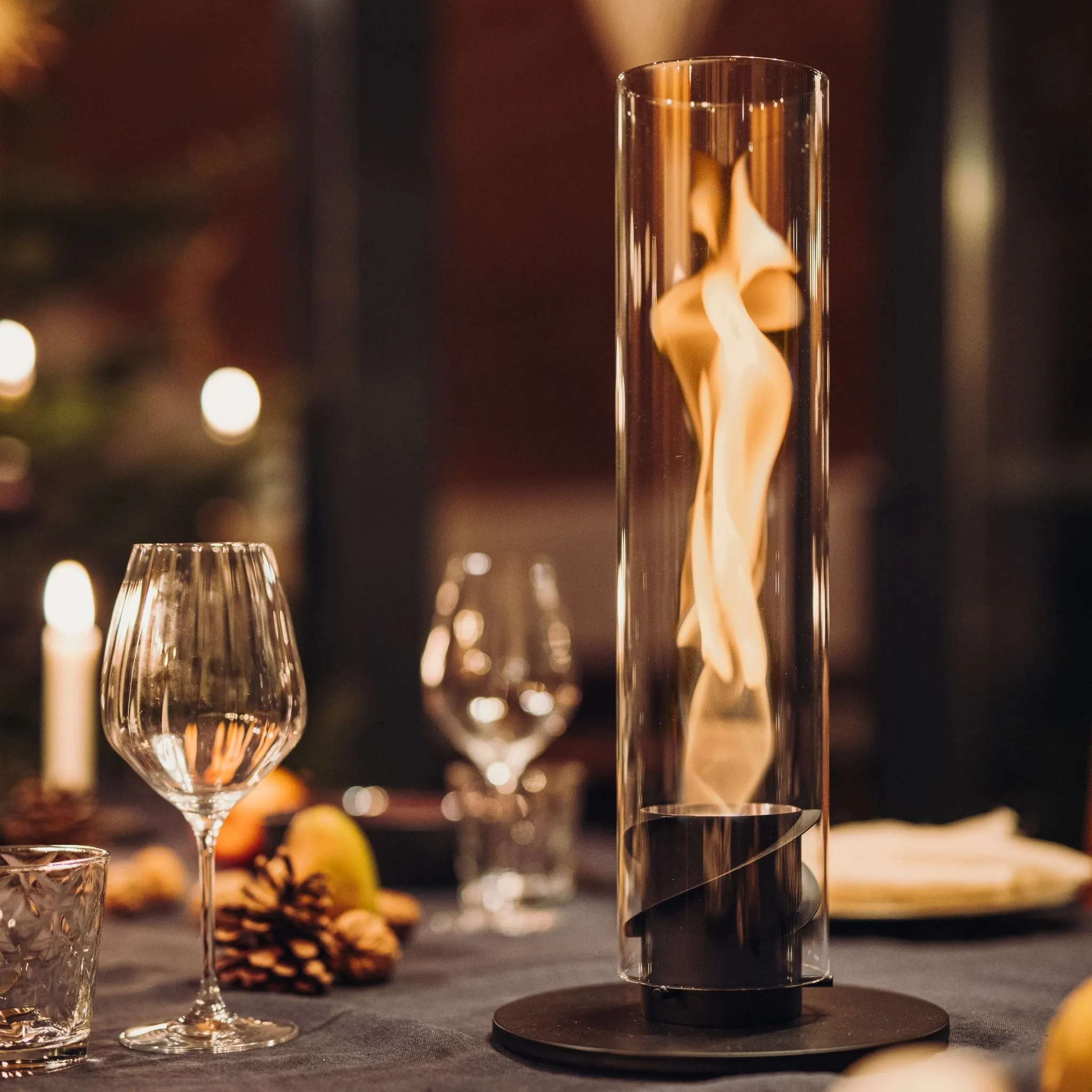 Höfats SPIN 90 Table Top Fire in Black