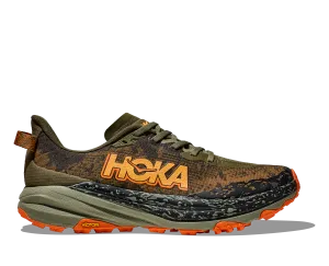Hoka Men&#x27;s Speedgoat 6 Wide Antique Olive / Squash | Buy Hoka Men&#x27;s Speedgoat 6 Wide Antique Olive / Squash here | Outnorth
