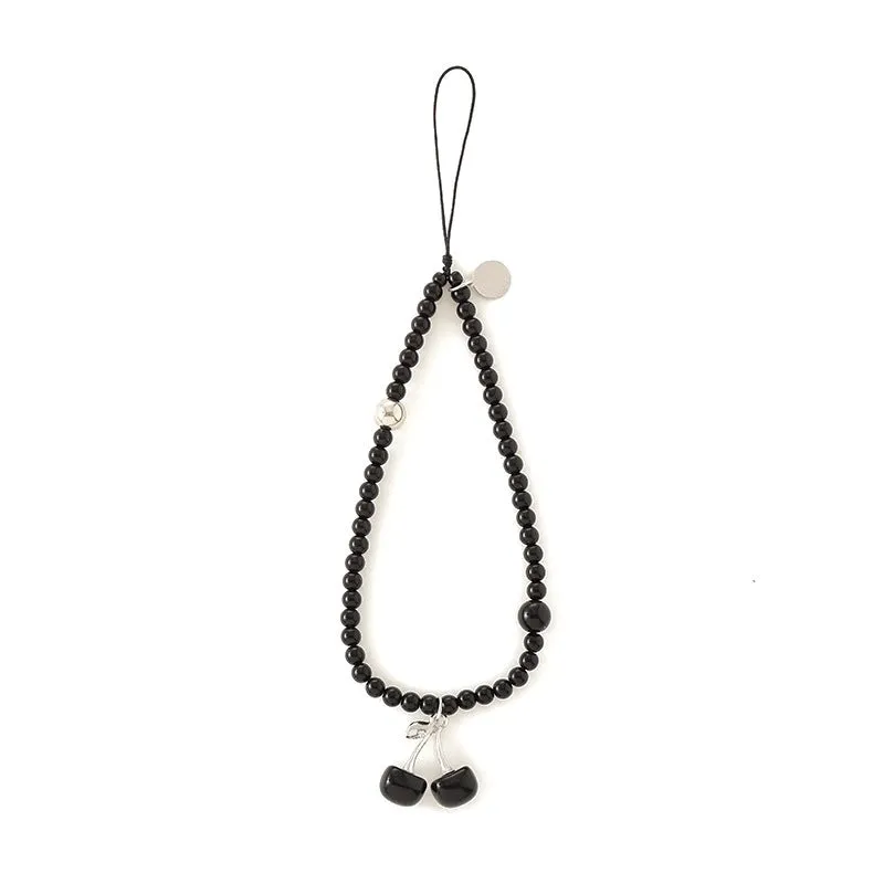 IG Style Simple Style Cherry Beaded Beaded Bag Pendant Mobile Phone Chain
