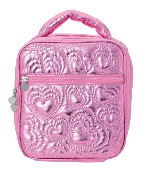 Iscream - PINK SHINING HEART LUNCH TOTE