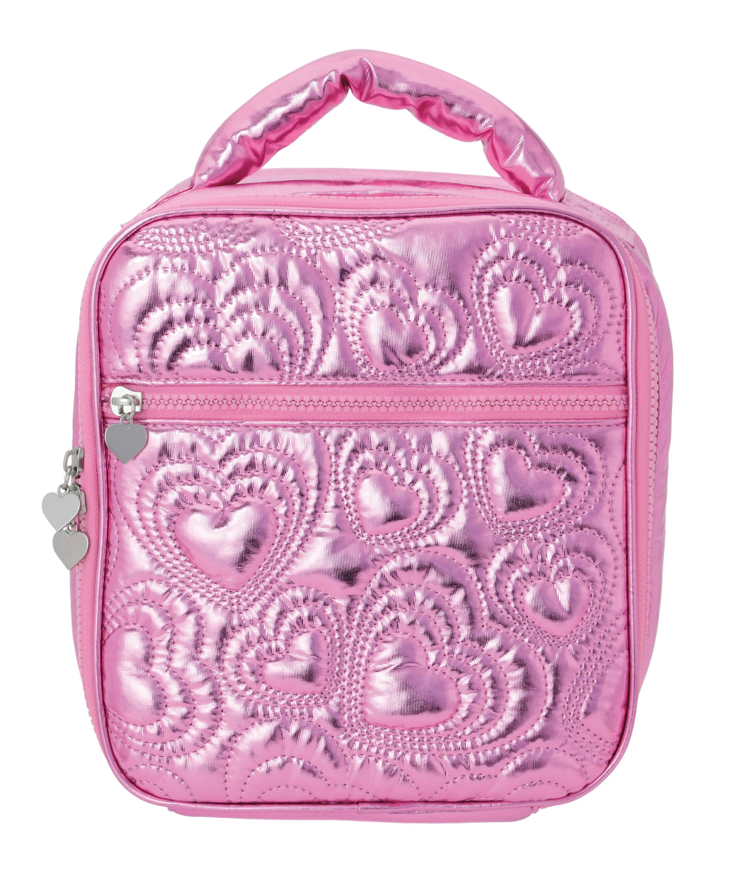 Iscream - PINK SHINING HEART LUNCH TOTE