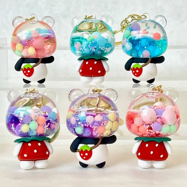 Key Chain | Panda Body Bubble Floaty - assorted | BC MINI