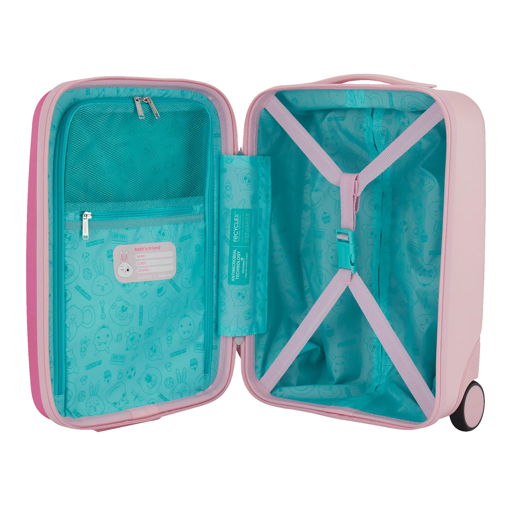 KIZTOPIA UPRIGHT 47/17 TSA RABBIT-WHITE PINK-47 CM