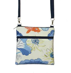 Koi | Navy Nylon | Mini Square Crossbody Bag