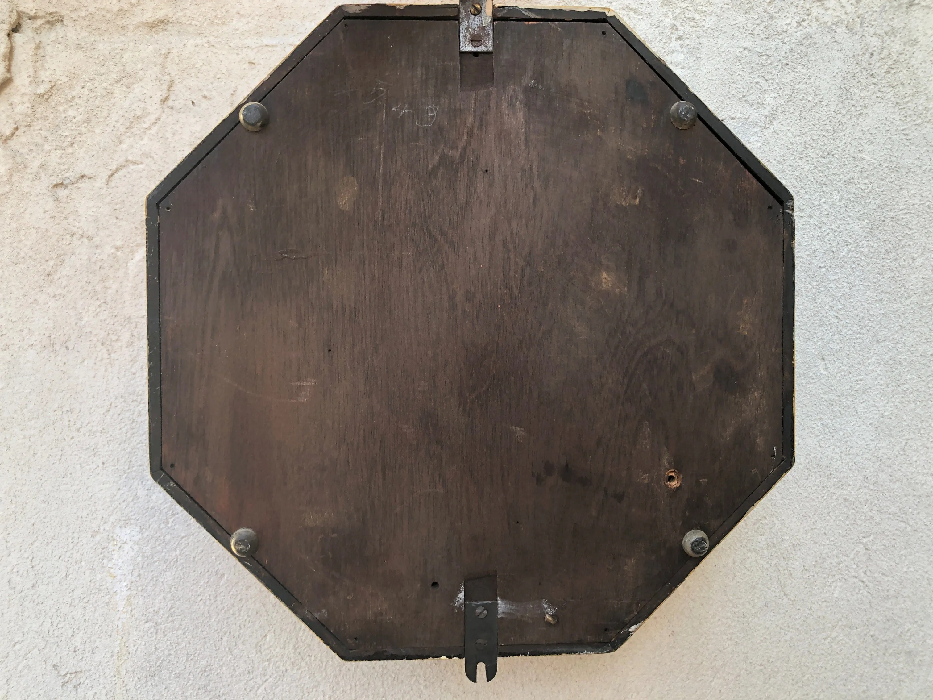 Large Ansonia Octagon Wall Clock, New Quartz Movement with Original Hands