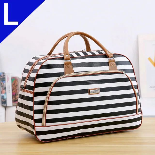 Large Capacity Leather Women Travel Bags Hand Luggage Duffle Bag Travelling Bags and Luggage for Women Weekend Overnight Handbag