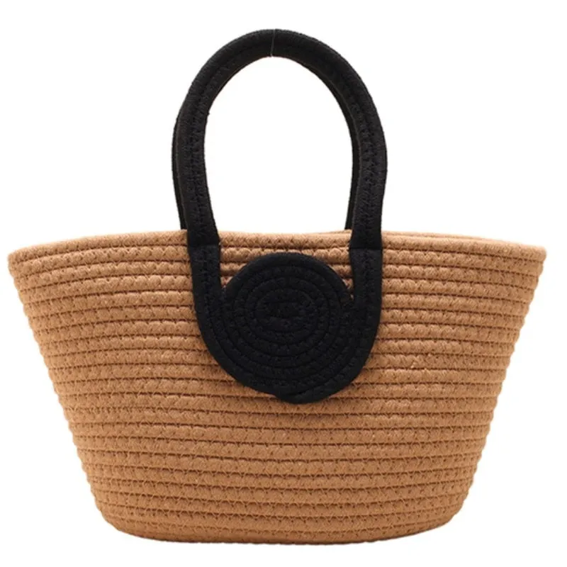 Large Capacity Woven Tote Bags Shopping