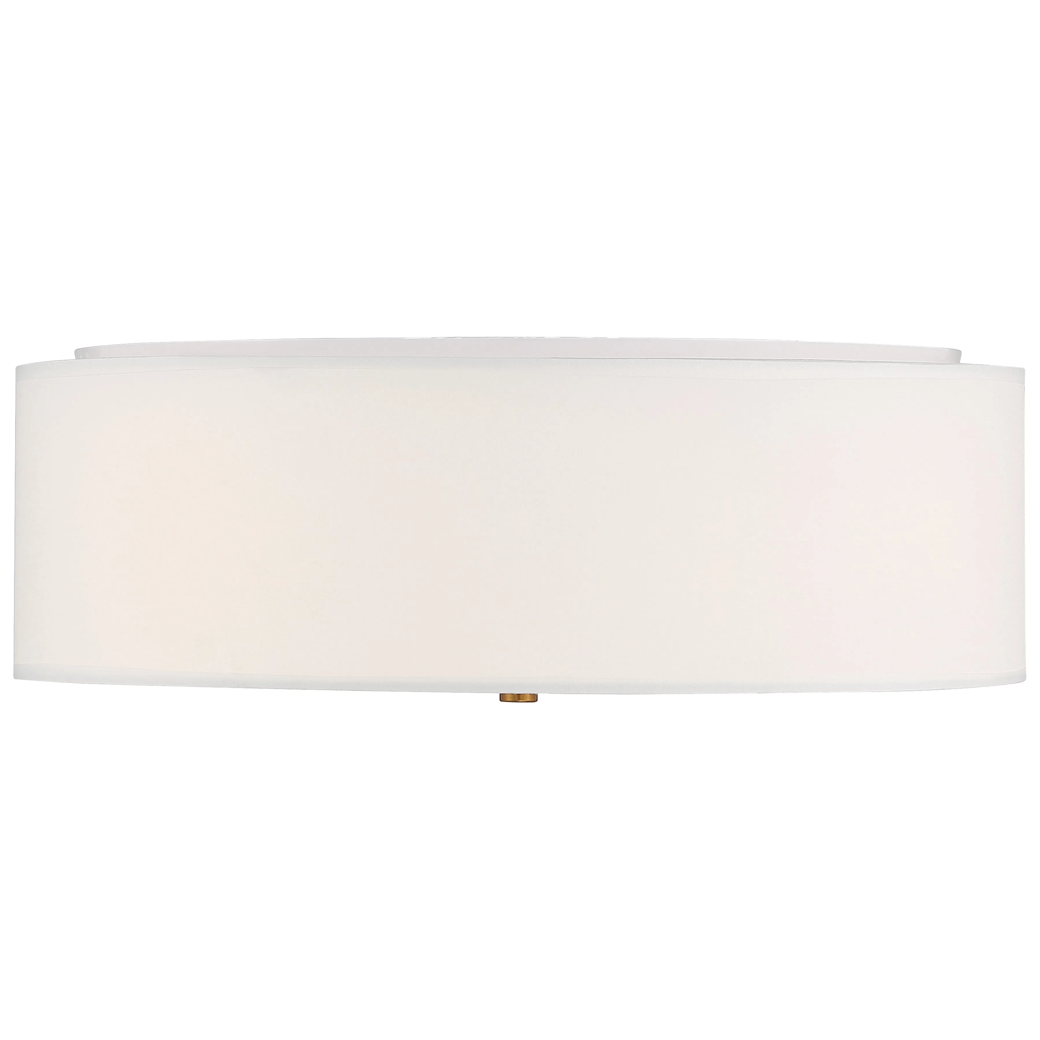 LED Flush Mount Ceiling Light, 2400 Lumens, 26W, 3000K, 120V, Antique Brushed Brass Finish, Mid Town Collection