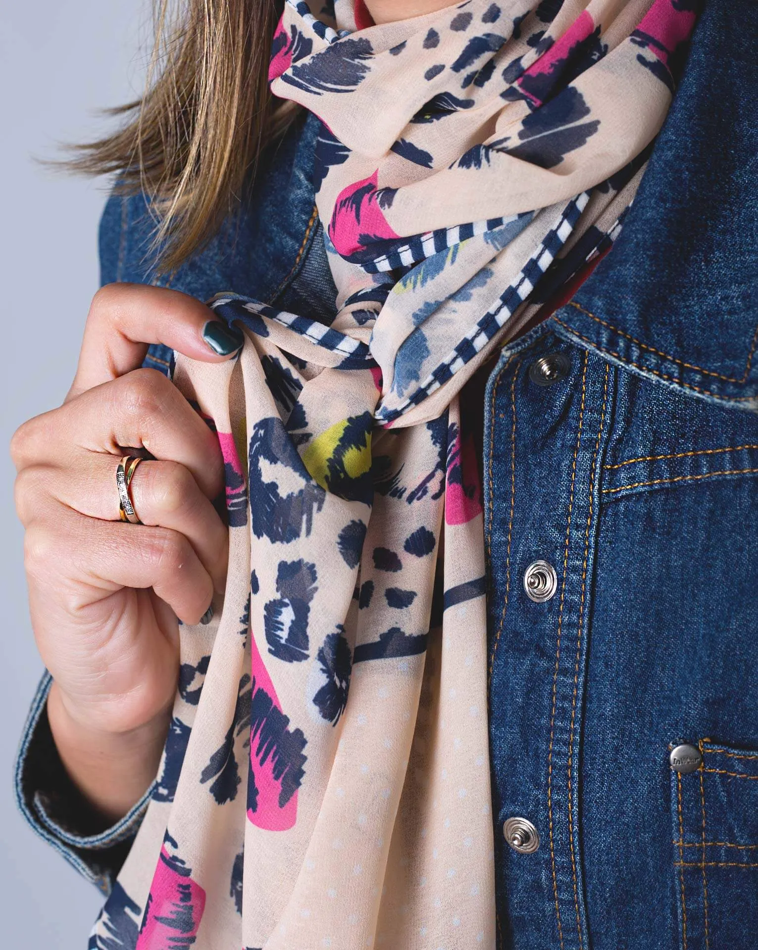LEOPARD BG Z SCARF