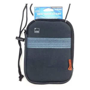 Lewis N. Clark RFID Data Block Neoprene Pouch with Lanyard - Charcoal (7" x 5")
