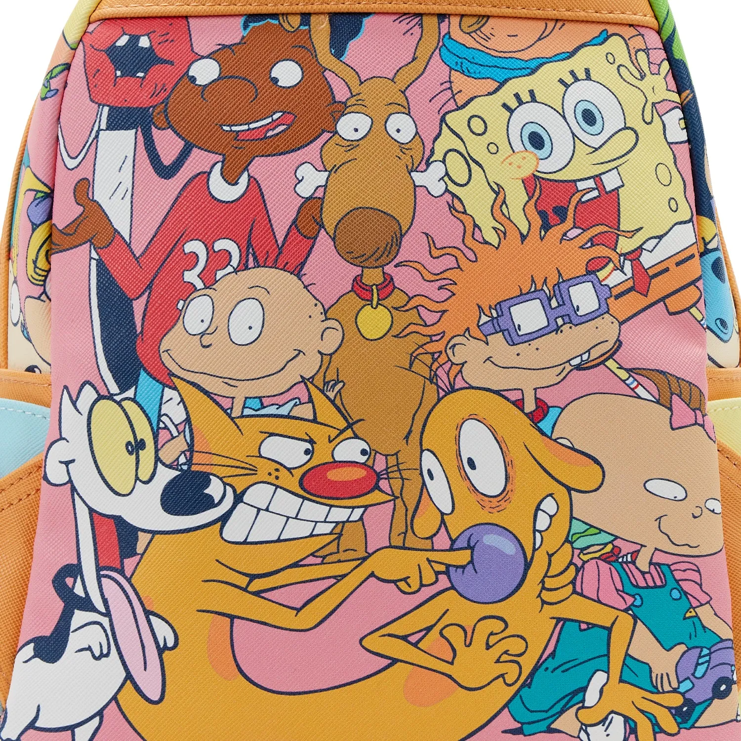 LF Nickelodeon Nick 90S Color Block AOP Mini Backpack