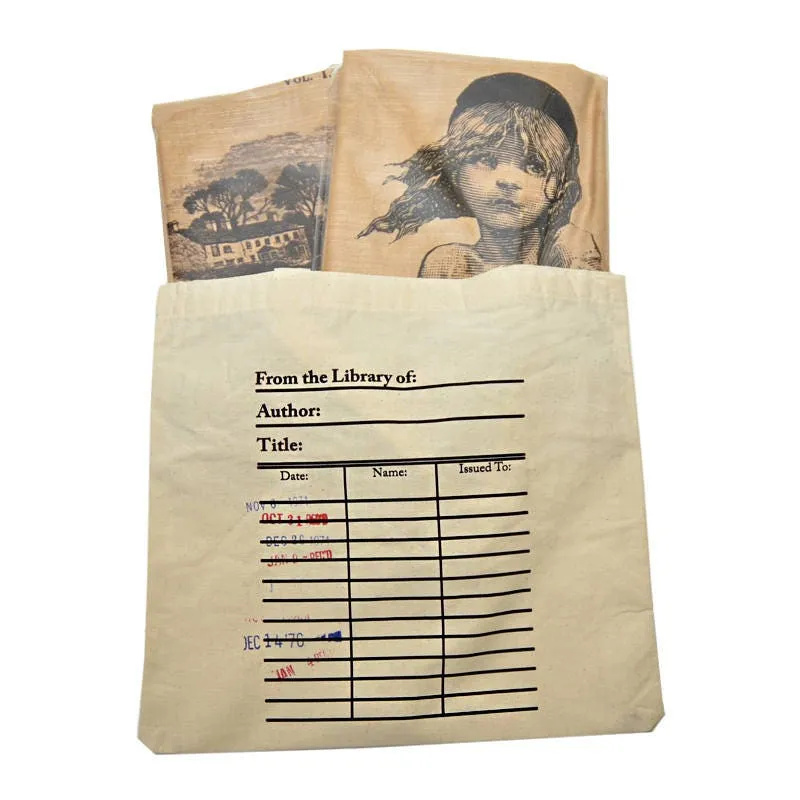 Library card tote bag. Library card with day due stamps handbag.  Book Bag. Library bag. Market bag