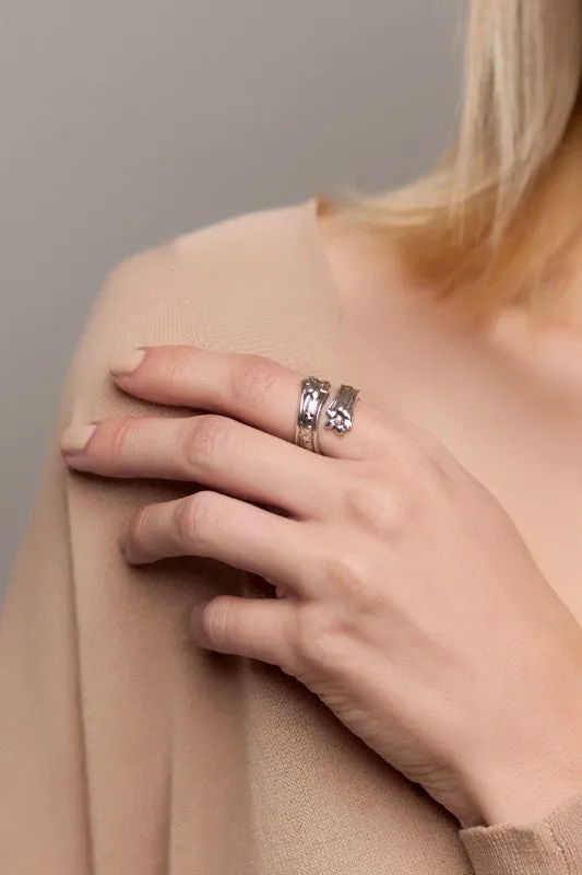 Lila Sterling Silver Spoon Ring