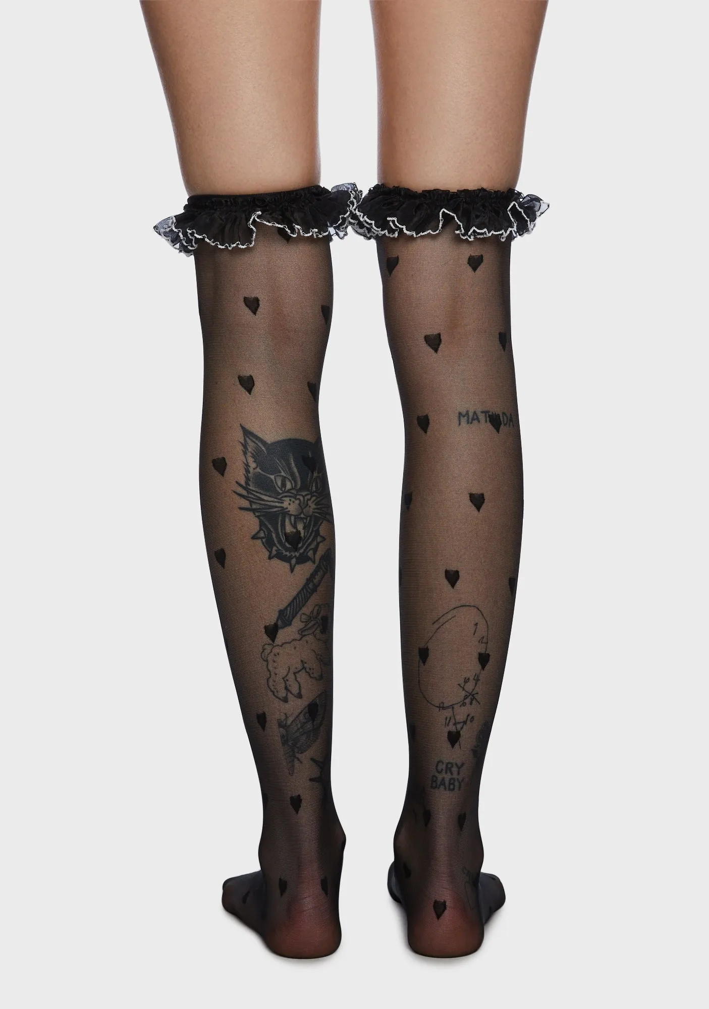 Lookin' Gorgeous Thigh-High Socks