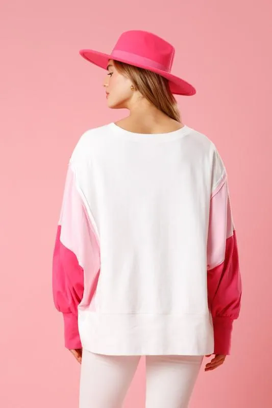 Love Yarn White Sweater