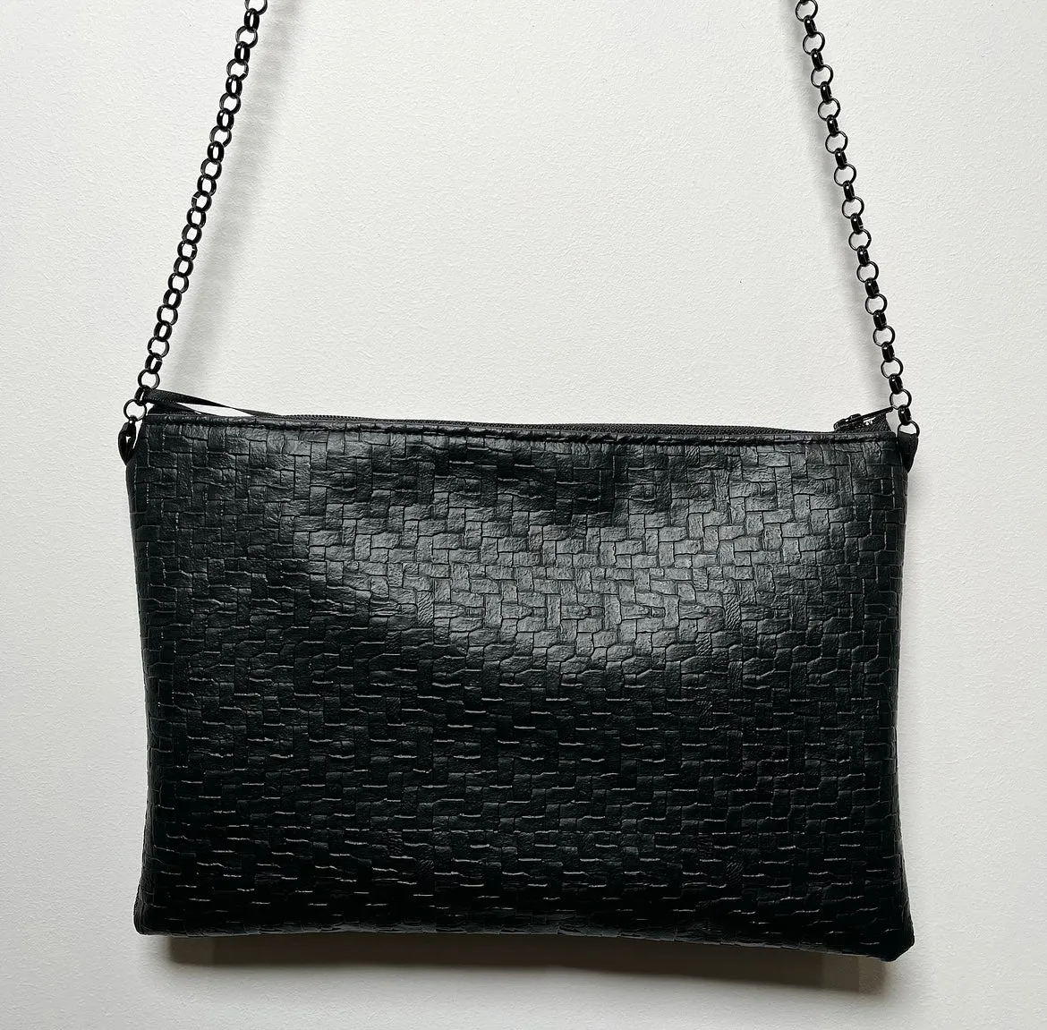 Lucky Charm Shoulder Bag - Gold black brocade