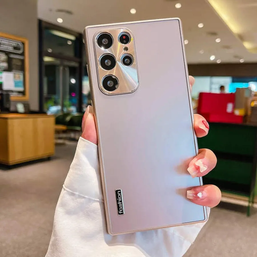 Luxury Metal Matte Finish Case - Samsung