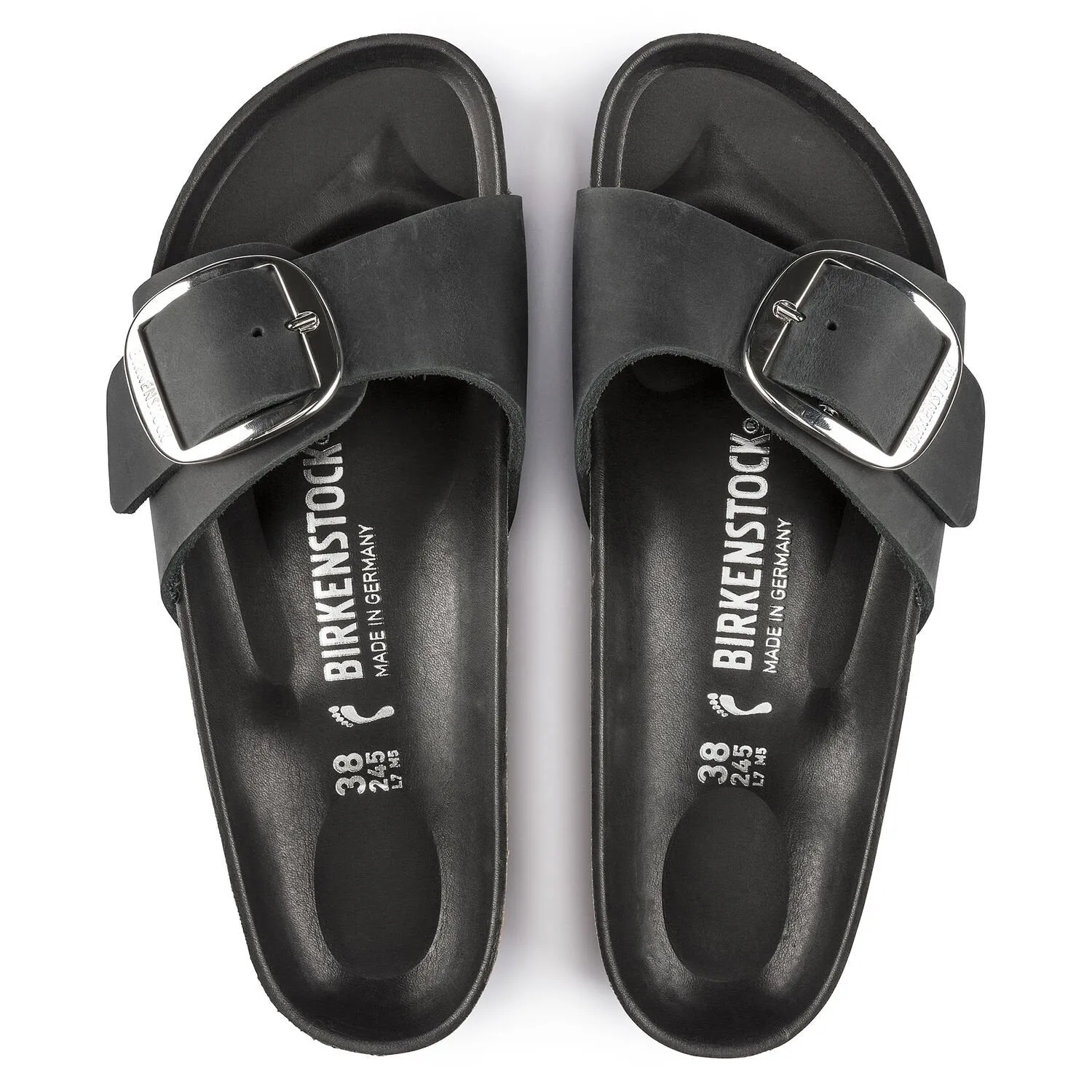 Madrid Big Buckle : Black Oiled