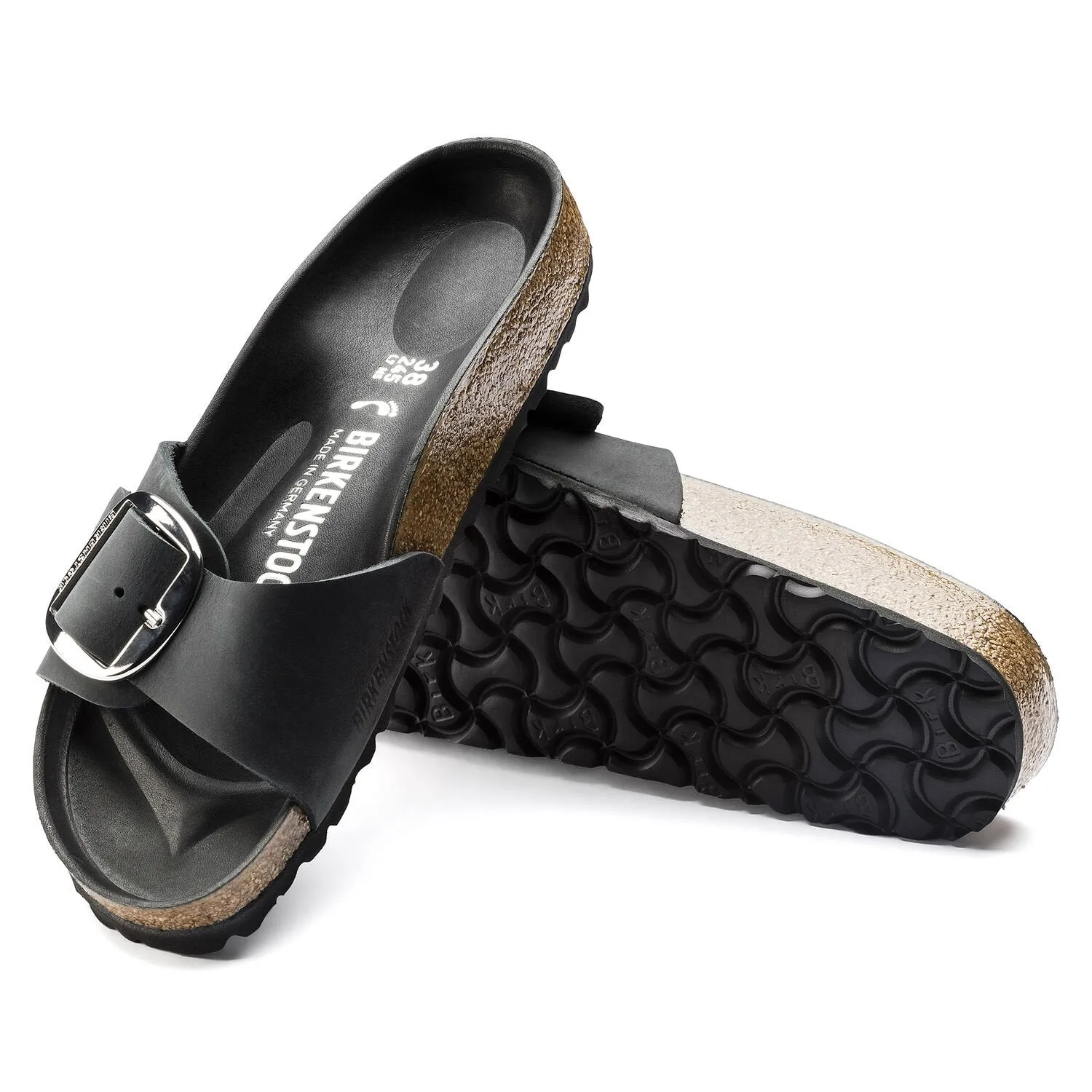 Madrid Big Buckle : Black Oiled
