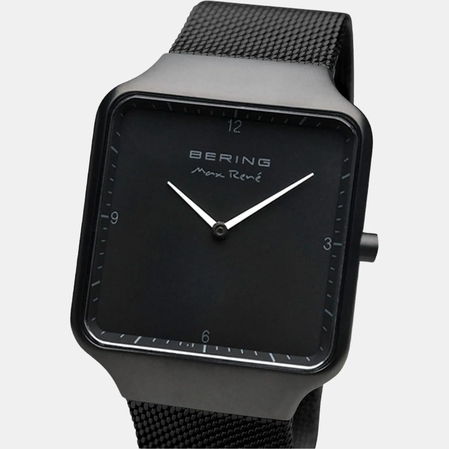 Men's Black Analog Stainless Steel Watch 15836-123