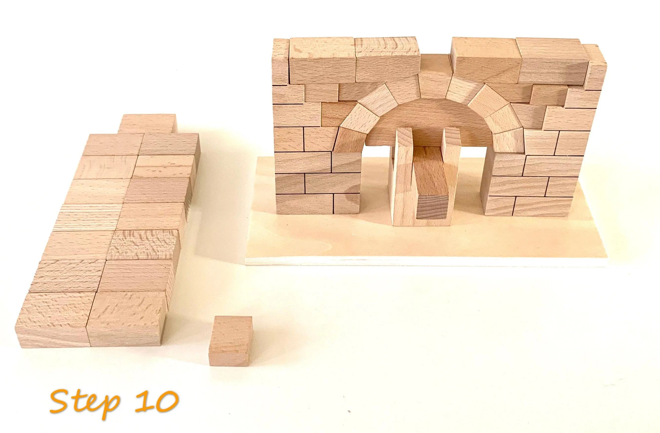 Montessori Roman Arch Building Blocks 4yrs 