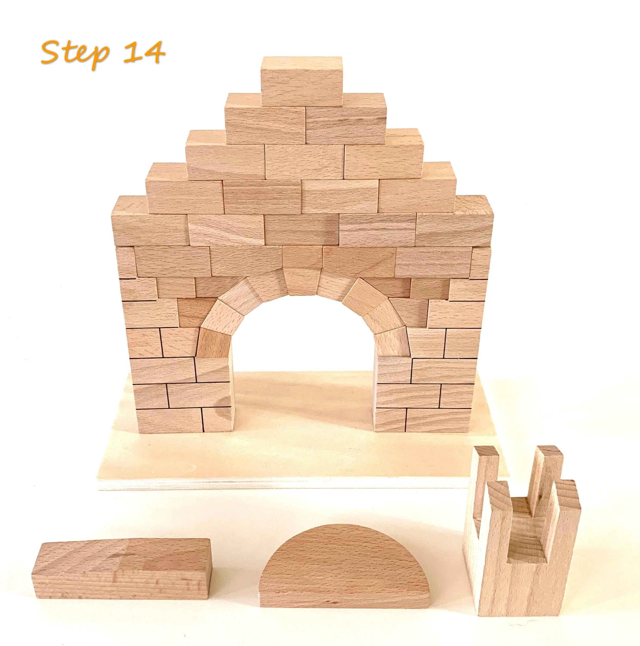 Montessori Roman Arch Building Blocks 4yrs 