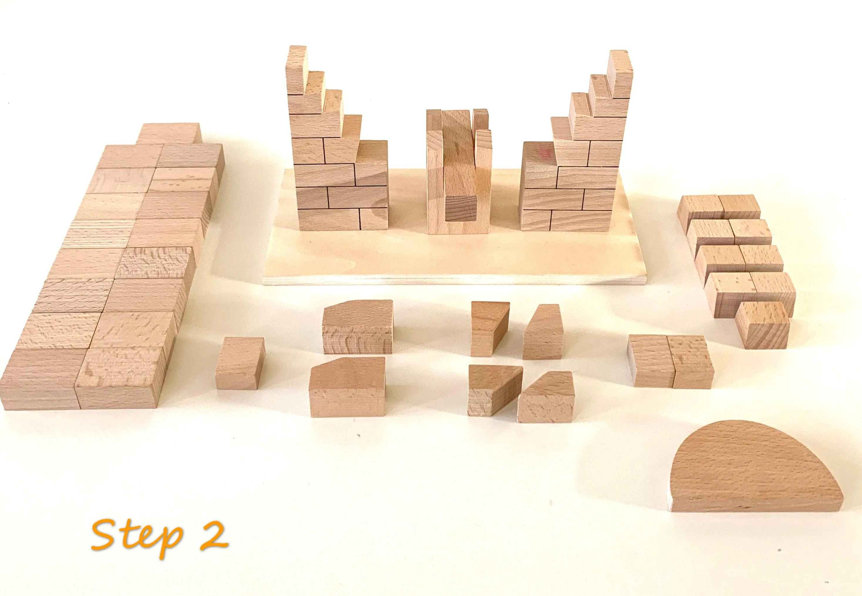 Montessori Roman Arch Building Blocks 4yrs 