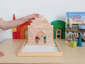 Montessori Roman Arch Building Blocks 4yrs 