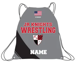 Morris Hills Jr. Knights Wrestling Sublimated Drawstring Bag