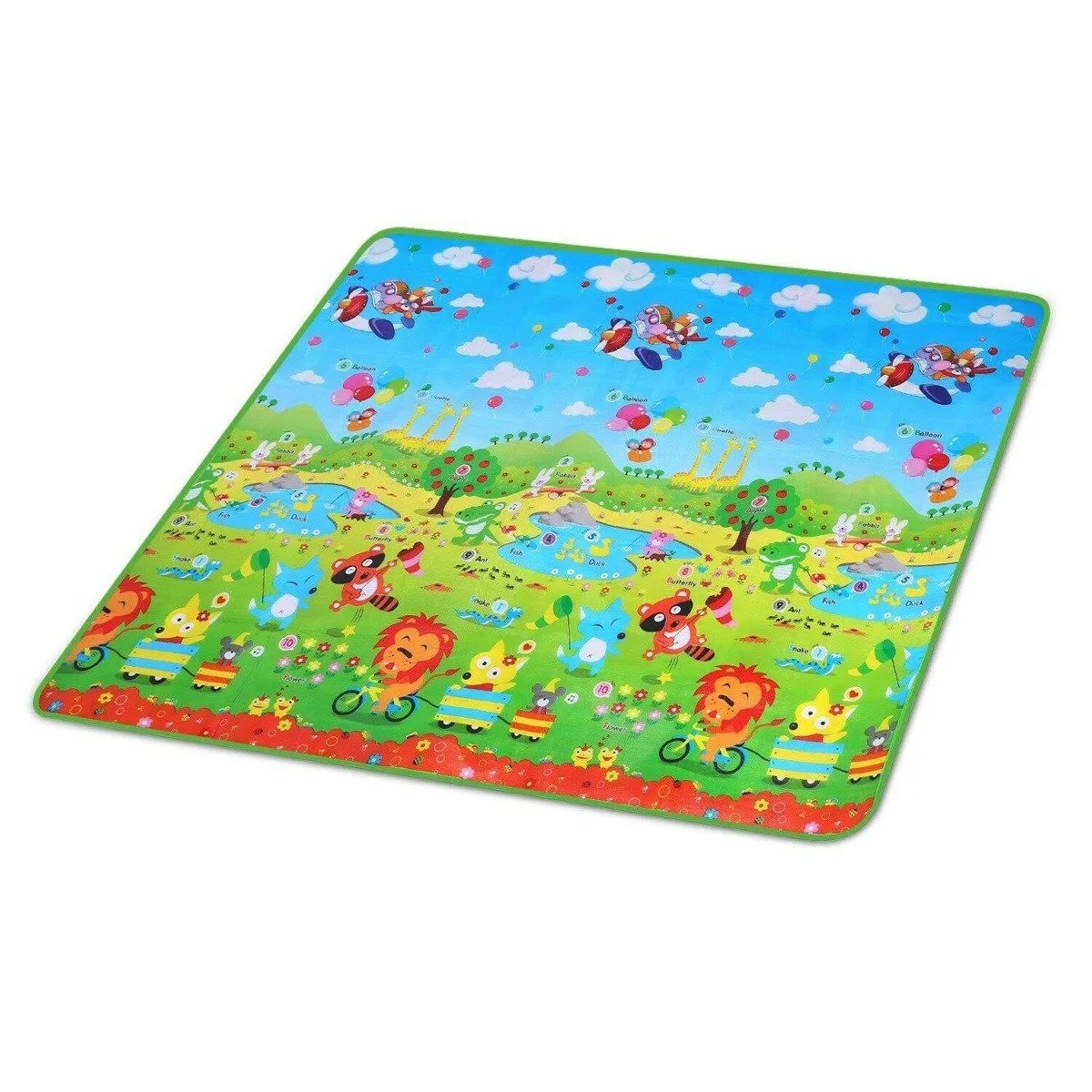 Non-Slip 2 Sides Foldable Soft Foam Kids Play Mat