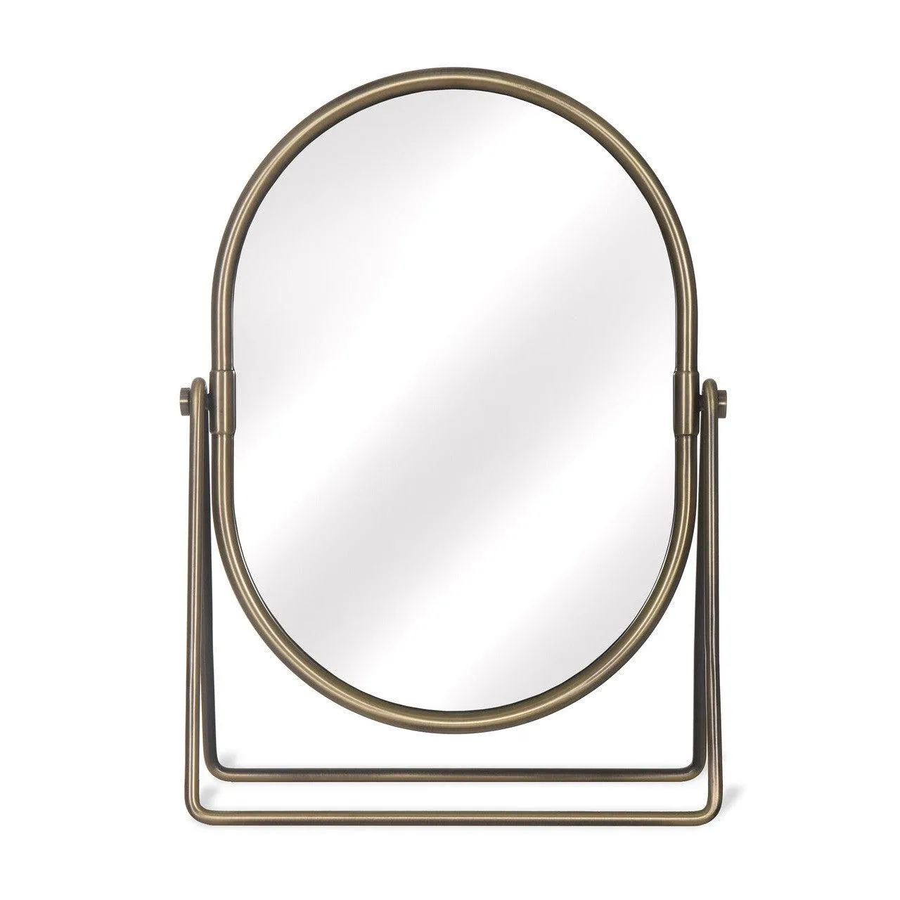 Novello Vanity Mirror | Antique Brass