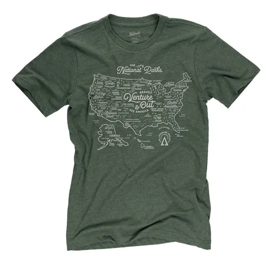 NPS Map Tee