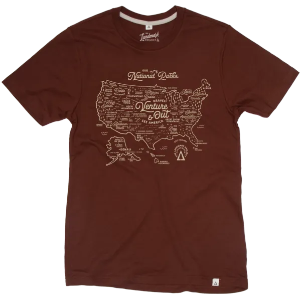 NPS Map Tee