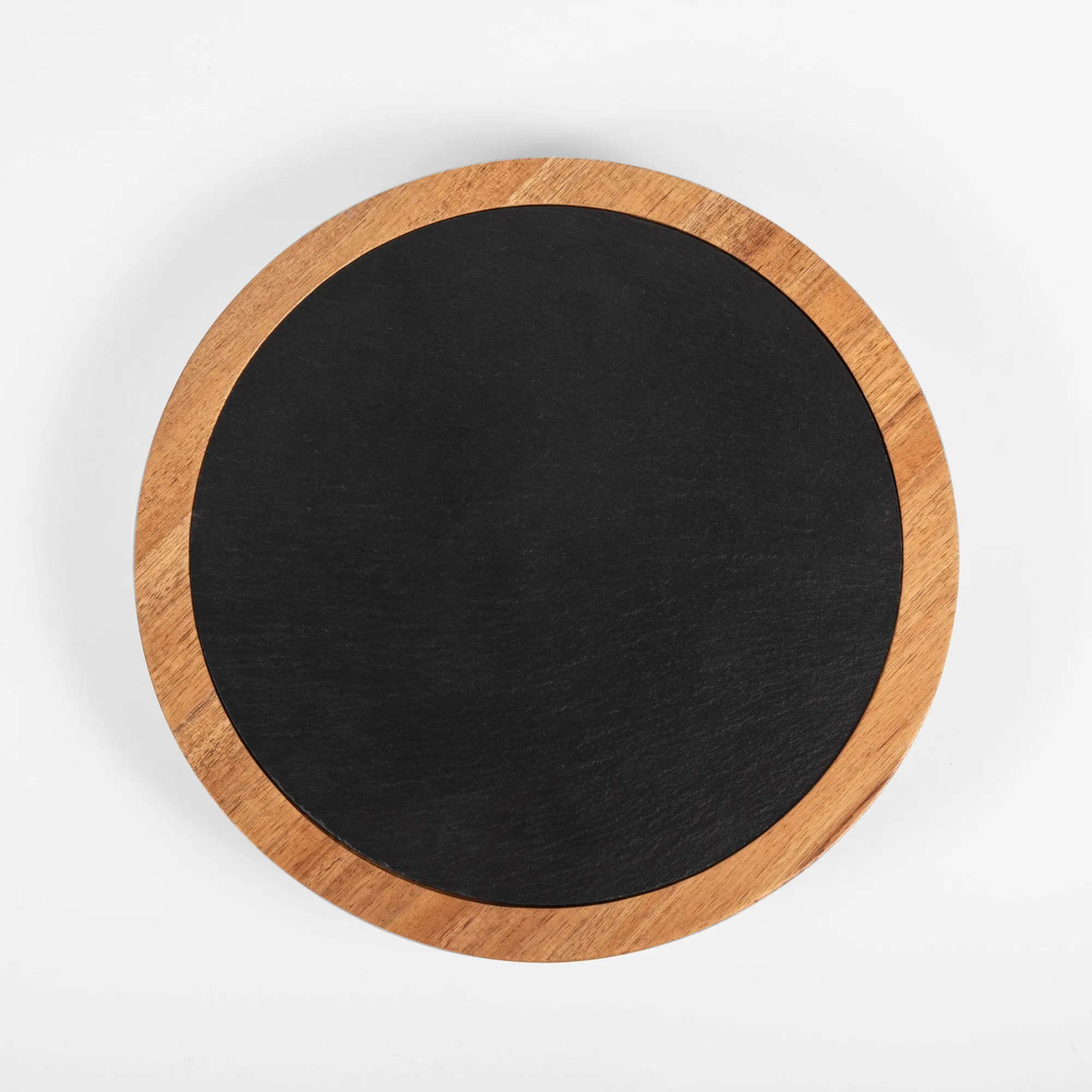 Ohio State Buckeyes - Insignia Acacia and Slate Serving Board with Cheese Tools