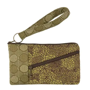 Olive Beetle Wristlet
