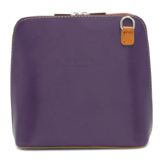 OLIVIA  Small Italian leather cross body bag