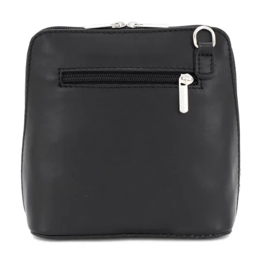 OLIVIA  Small Italian leather cross body bag