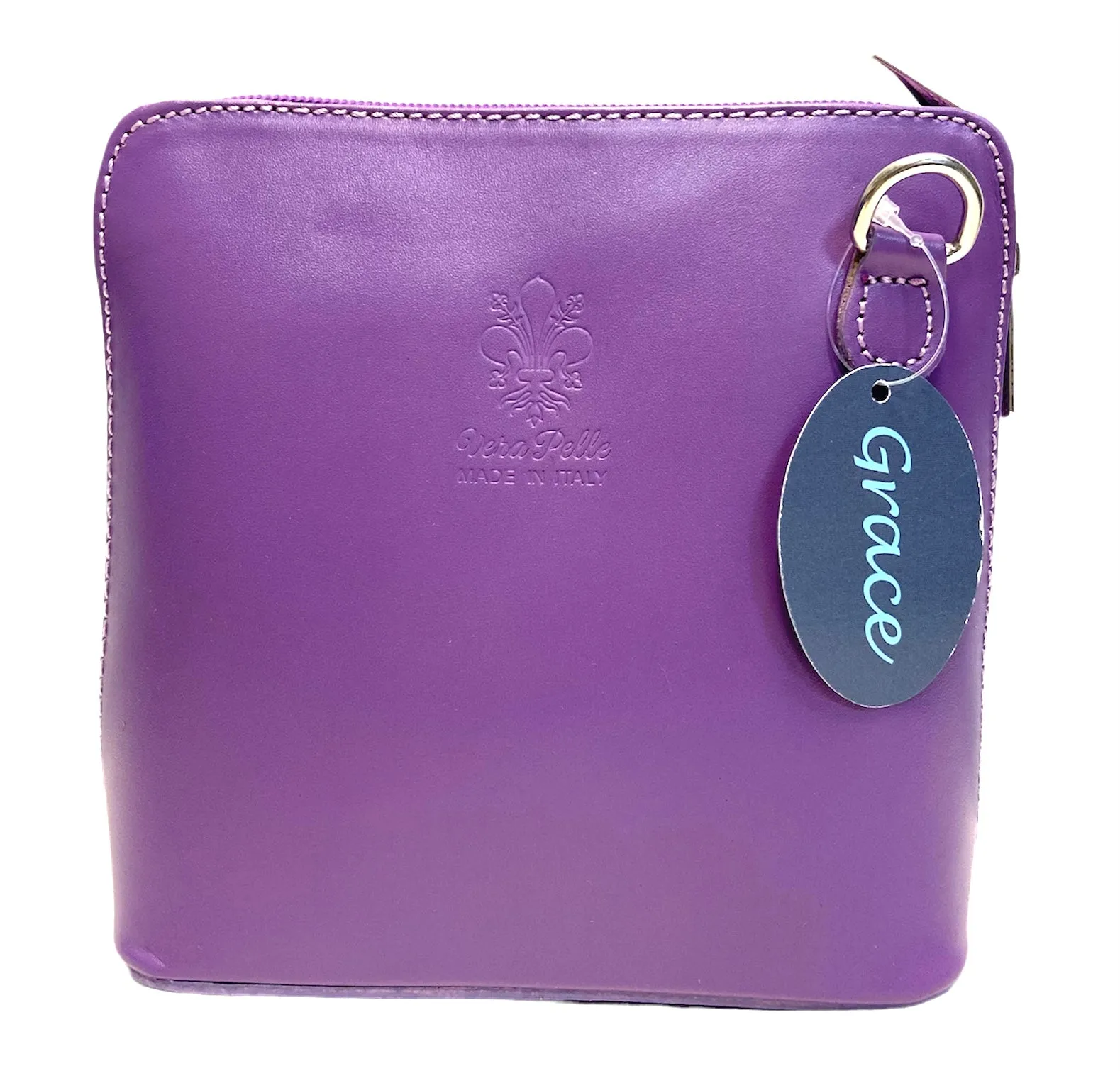 OLIVIA  Small Italian leather cross body bag