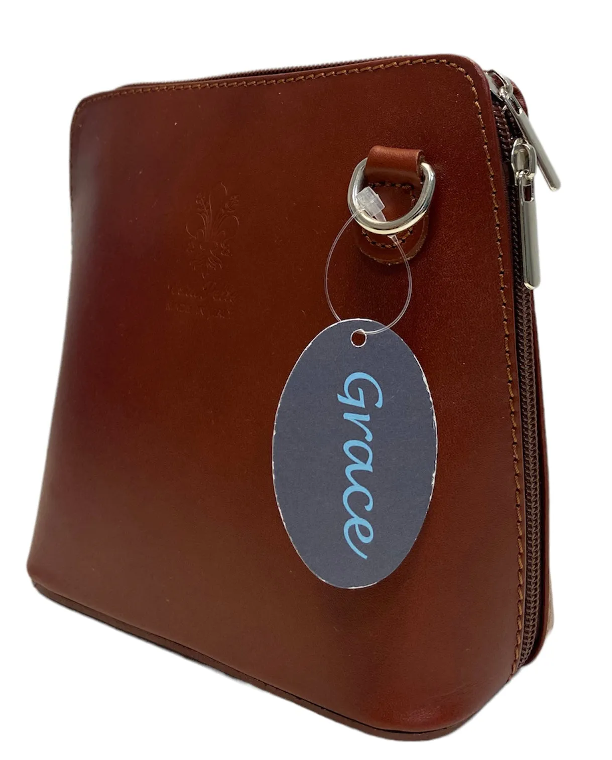OLIVIA  Small Italian leather cross body bag