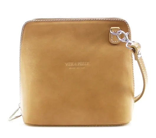 OLIVIA  Small Italian leather cross body bag