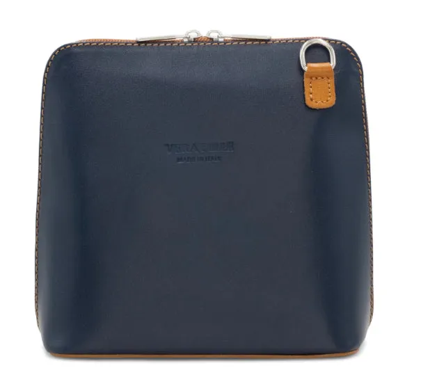 OLIVIA  Small Italian leather cross body bag