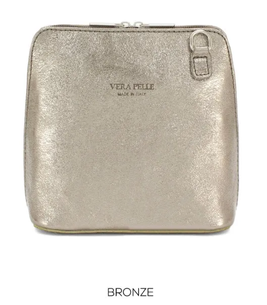 OLIVIA  Small Italian leather cross body bag