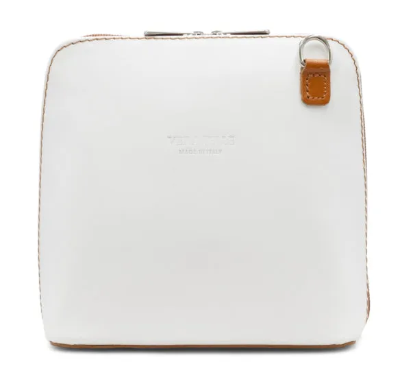 OLIVIA  Small Italian leather cross body bag