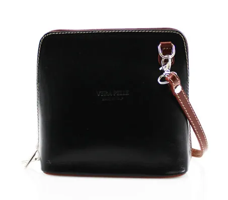 OLIVIA  Small Italian leather cross body bag