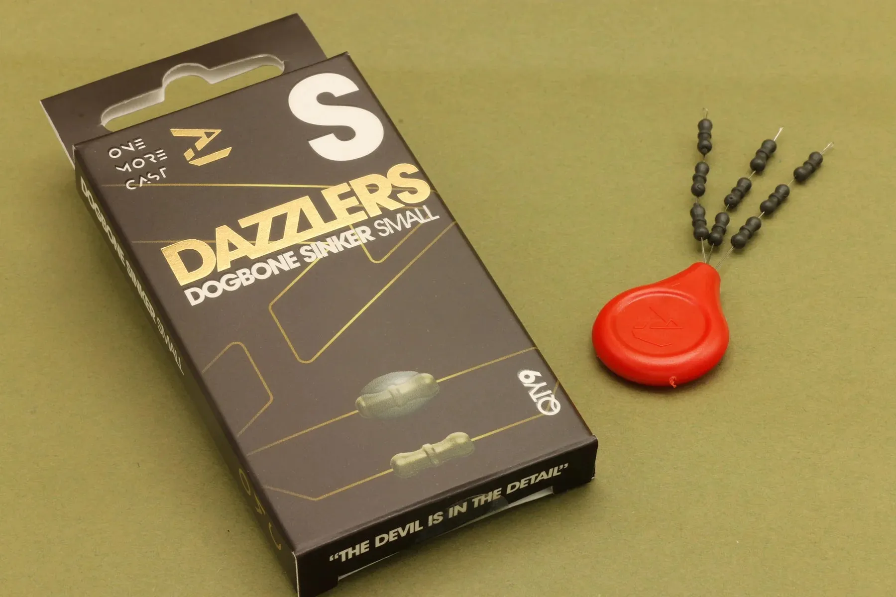 ONE MORE CAST DAZZLERS DOG BONE SINKERS OMCDBSS